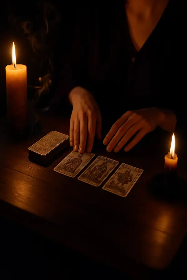 Tarot przy świecy